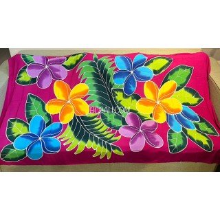 Rayon Sarong hand Painted Beautiful Design by Balinese Artisans